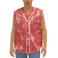 Fresh Meat Print Sleeveless Baseball Jersey