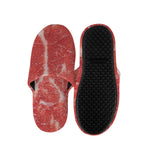 Fresh Meat Print Slippers