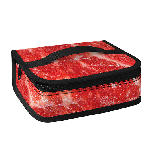 Fresh Meat Print Small Lunch Bag