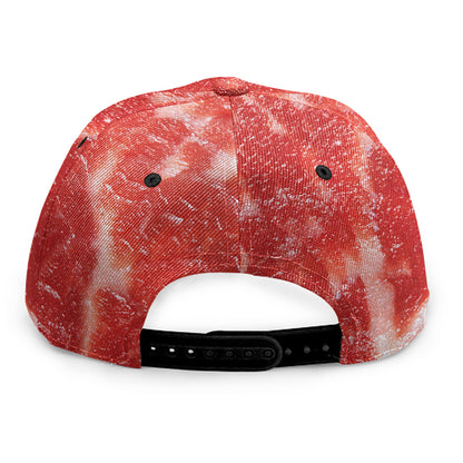 Fresh Meat Print Snapback Cap