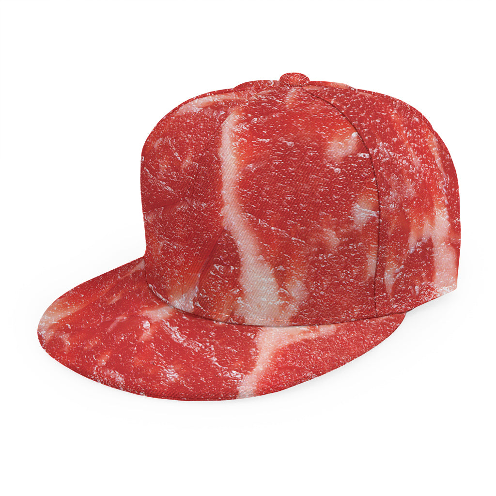 Fresh Meat Print Snapback Cap