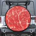 Fresh Meat Print Tire Cover