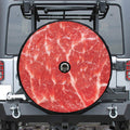 Fresh Meat Print Tire Cover With Camera Hole