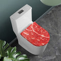 Fresh Meat Print Toilet Lid Cover