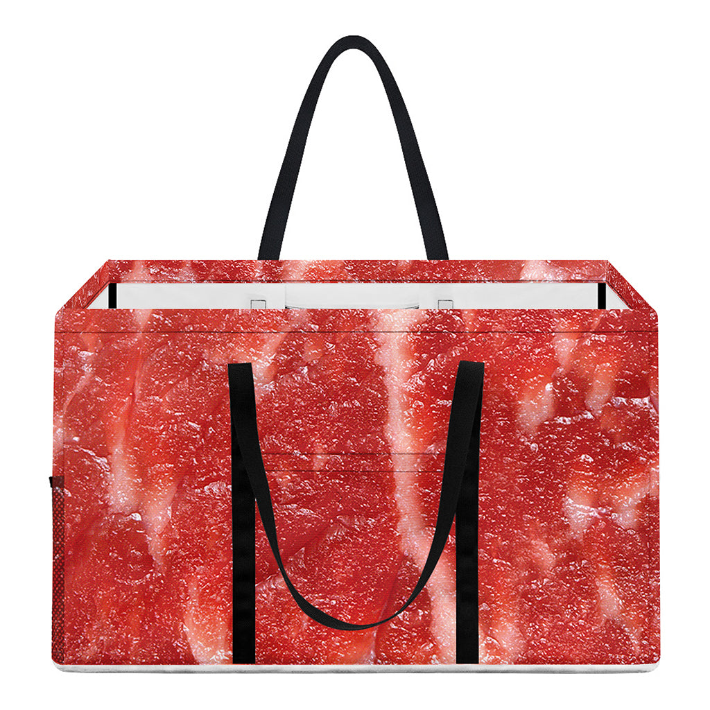 Fresh Meat Print Utility Tote Bag