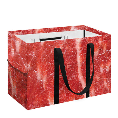 Fresh Meat Print Utility Tote Bag