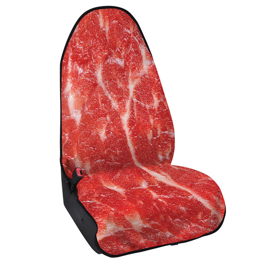 Fresh Meat Print Waterproof Car Seat Cover