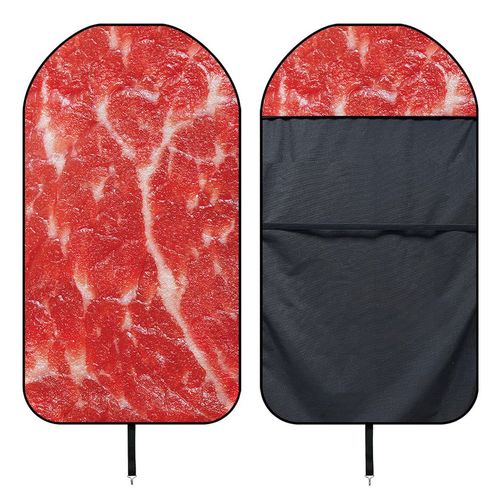 Fresh Meat Print Waterproof Car Seat Cover