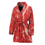 Fresh Meat Print Women's Bathrobe