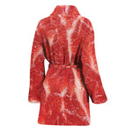 Fresh Meat Print Women's Bathrobe