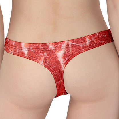 Fresh Meat Print Women's Thong