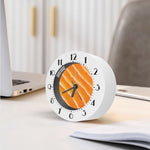 Fresh Salmon Print Alarm Clock