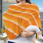 Fresh Salmon Print Baby Seat Cover