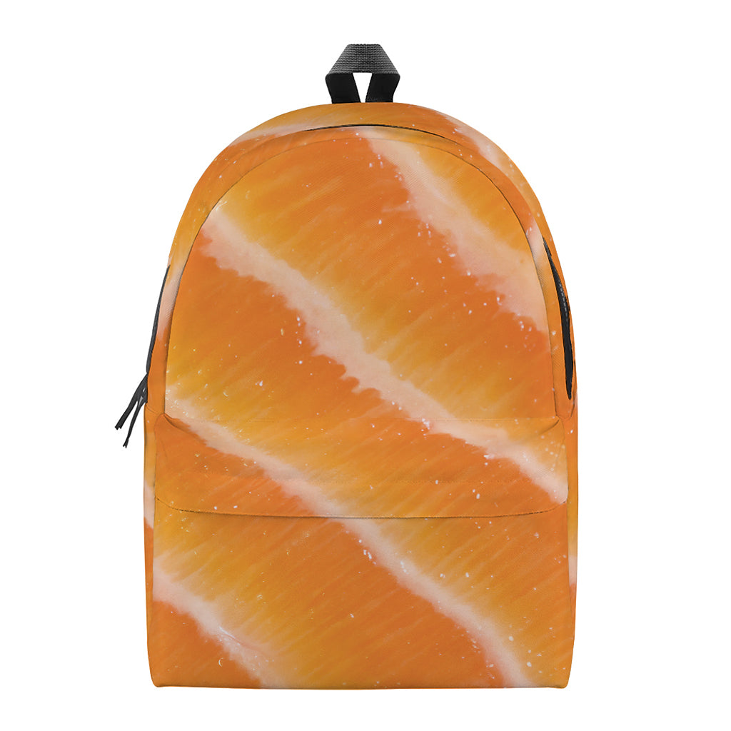 Fresh Salmon Print Backpack