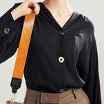 Fresh Salmon Print Bag Strap