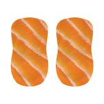 Fresh Salmon Print Bar Stool Covers