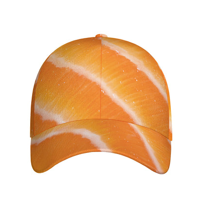 Fresh Salmon Print Baseball Cap