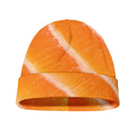 Fresh Salmon Print Beanie