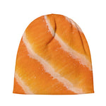 Fresh Salmon Print Beanie