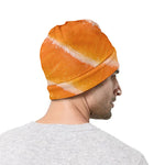 Fresh Salmon Print Beanie