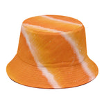 Fresh Salmon Print Bucket Hat