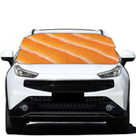 Fresh Salmon Print Car Windshield Snow Cover