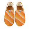 Fresh Salmon Print Casual Shoes