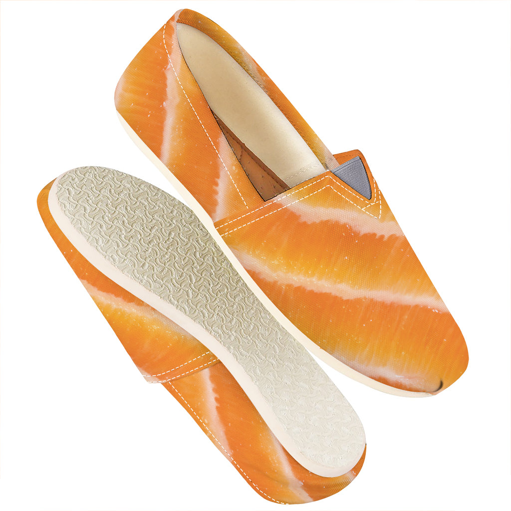 Fresh Salmon Print Casual Shoes