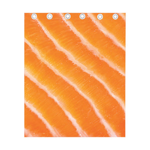 Fresh Salmon Print Curtain