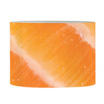 Fresh Salmon Print Drum Lamp Shade