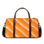 Fresh Salmon Print Duffle Bag