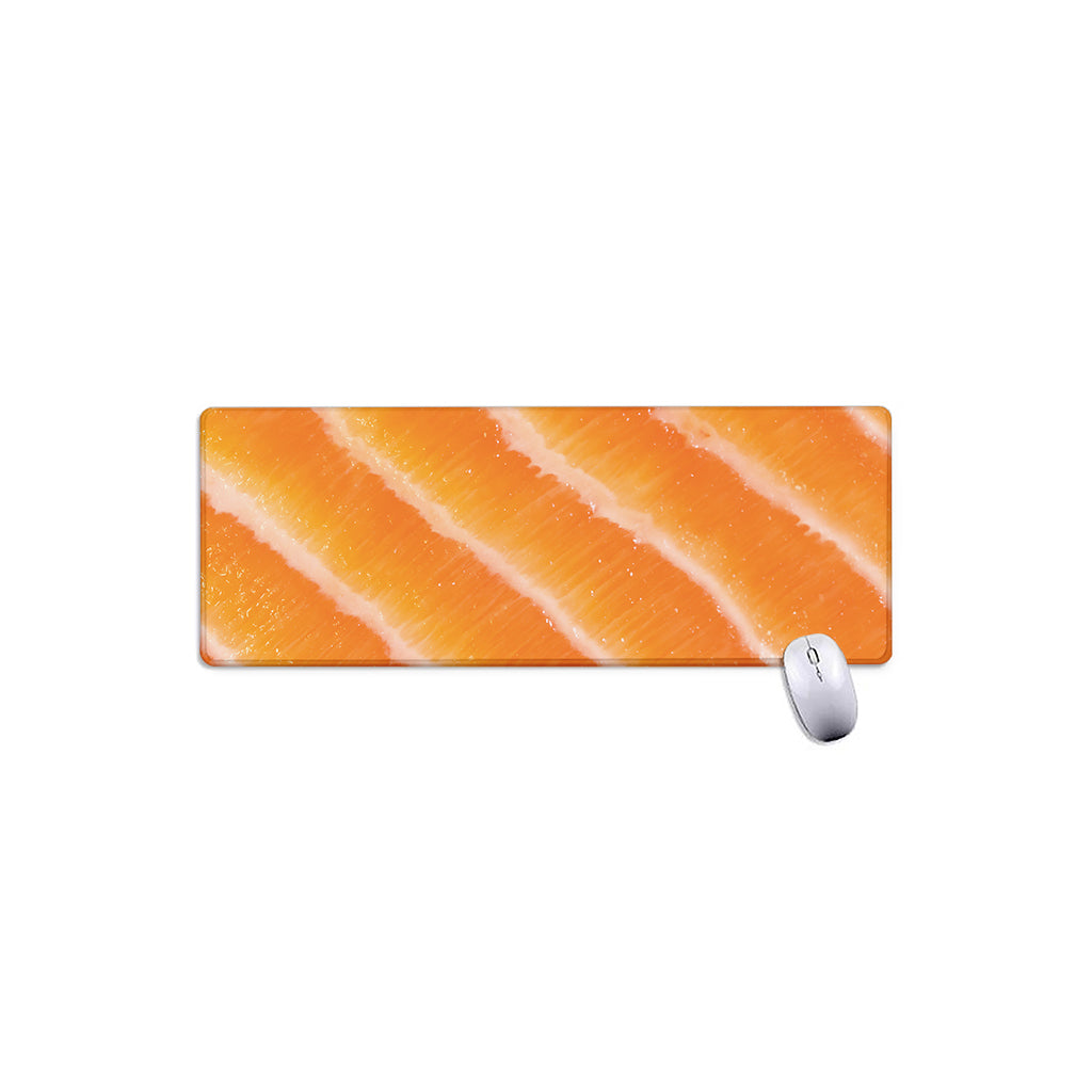 Fresh Salmon Print Extended Mouse Pad