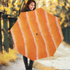 Fresh Salmon Print Foldable Umbrella