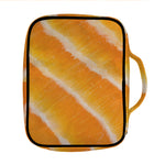 Fresh Salmon Print Front Pocket Bible Bag