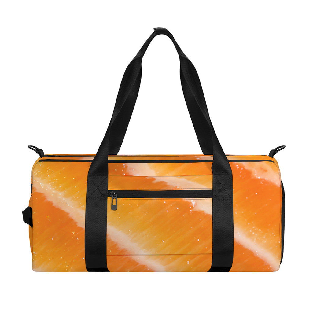 Fresh Salmon Print Gym Bag