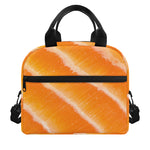 Fresh Salmon Print Insulated Lunch Bag