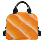 Fresh Salmon Print Insulated Lunch Bag