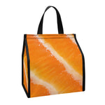 Fresh Salmon Print Insulated Lunch Tote