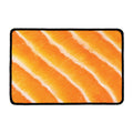 Fresh Salmon Print Kitchen Mat