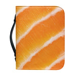 Fresh Salmon Print Leather Bible Cover