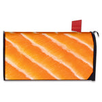 Fresh Salmon Print Mailbox Cover