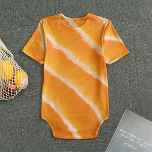 Fresh Salmon Print Men's Bodysuit