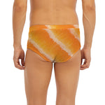Fresh Salmon Print Men's Briefs