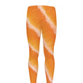 Fresh Salmon Print Men's Leggings
