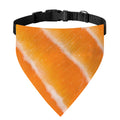Fresh Salmon Print Over The Collar Dog Bandana