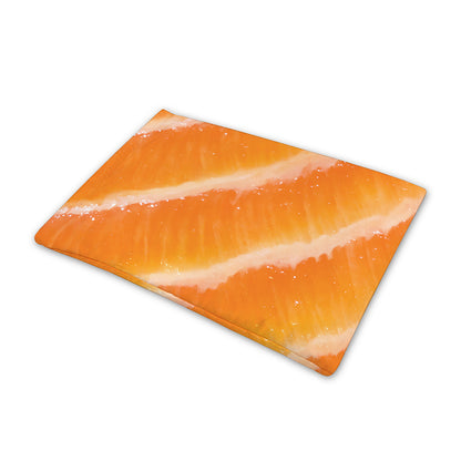 Fresh Salmon Print Pet Cooling Mat Cover