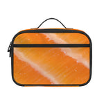 Fresh Salmon Print Portable Lunch Bag