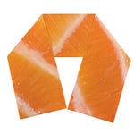 Fresh Salmon Print Scarf