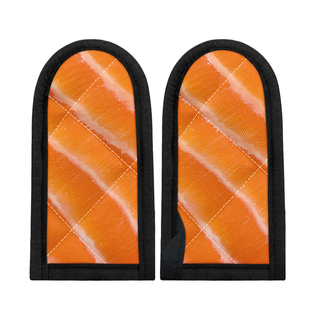 Fresh Salmon Print Skillet Handle Cover