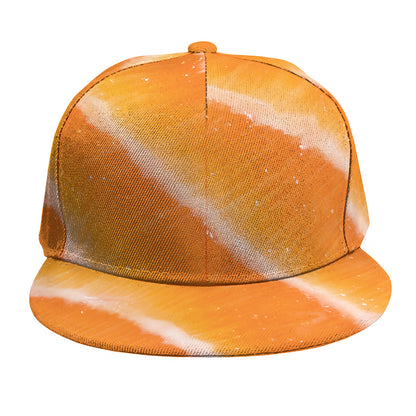 Fresh Salmon Print Snapback Cap